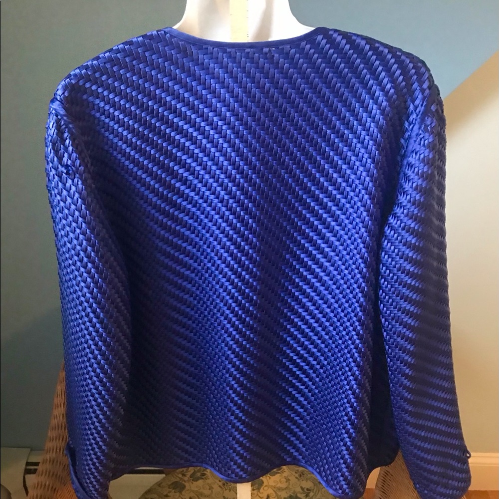 Chico’s Beautiful Woven Lilac Jacket, Medium